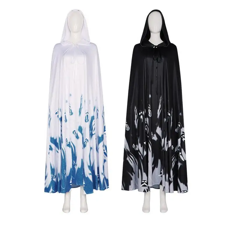

Womens Halloween Costumes Horror Girls Role Play Long Dress Soft Skin Friendly Carnival Cosplay Costume for Clubs Prom Halloween