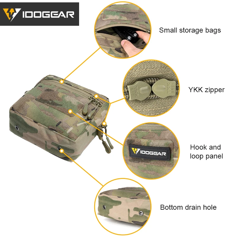 IDOGEAR Тактическая сумка Molle общего назначения GP многофункциональная камуфляжная