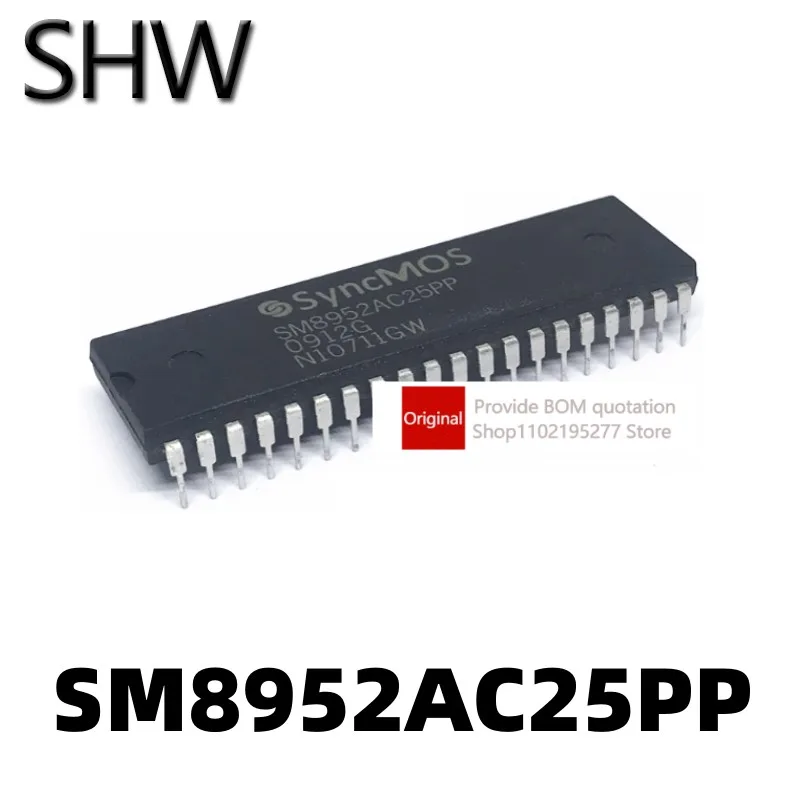 

Микроконтроллер SM8952AC25PP, встроенный чип DIP-40, SM8952AC25P, 1 шт.