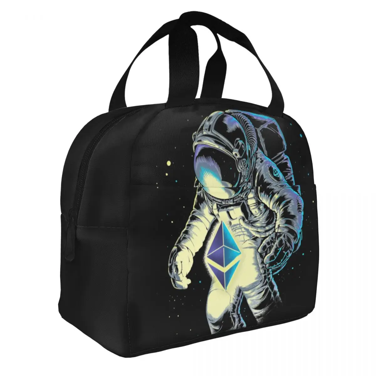 Вместительная изолированная сумка для ланча эфириума охлаждающий мешок