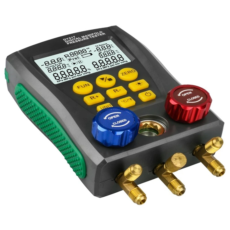 Dy517 Манометр для охлаждения цифровой вакуумный тестер давления в коллекторе