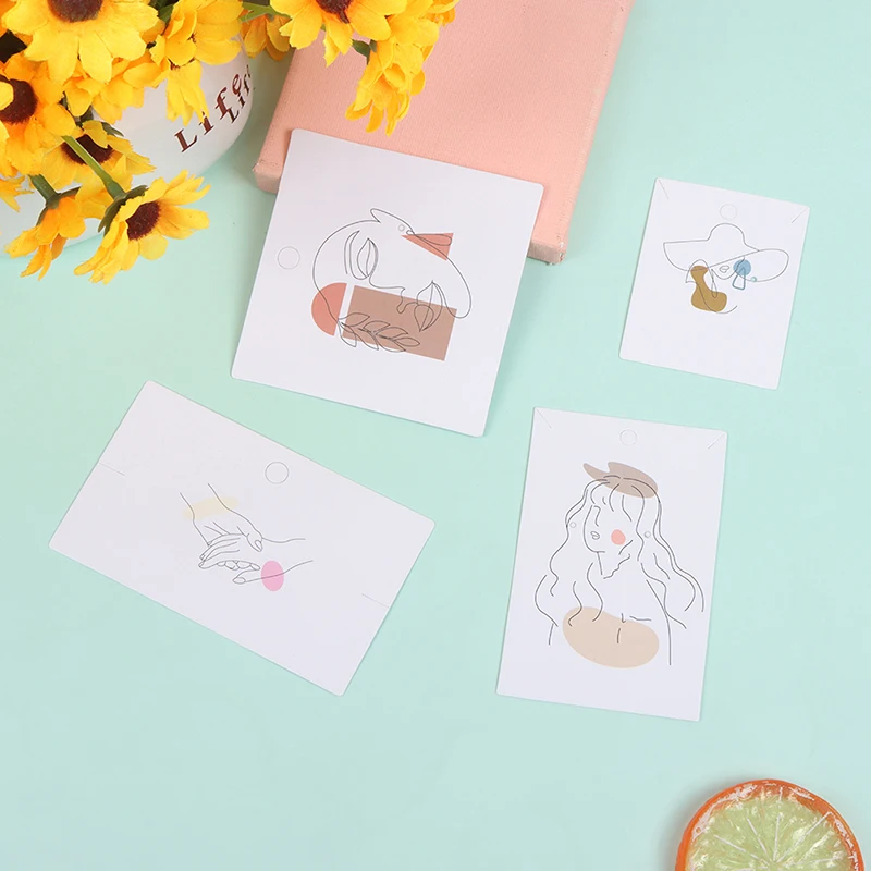 50 шт. картонная бирка для упаковки украшений |