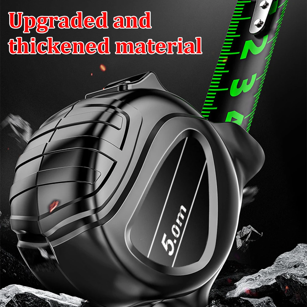 Флуоресцентная измерительная лента 5 м/7 м/10 м самоблокирующаяся высокоточная