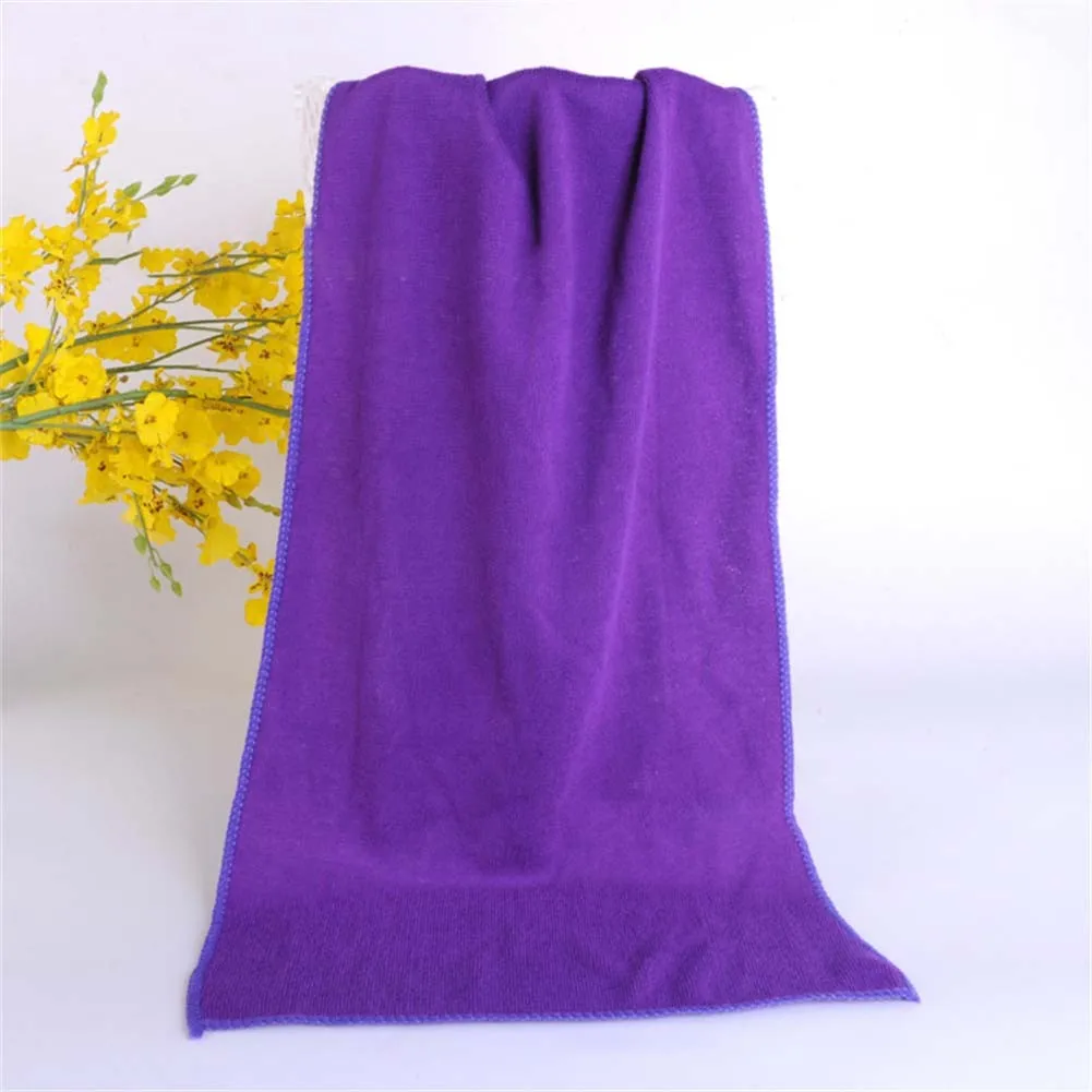 

10PCS/Set Microfiber Cloth For Clean Car Care Washing Cleaning Cloths Solid Color Soft Comfortable Towels 25*25cm