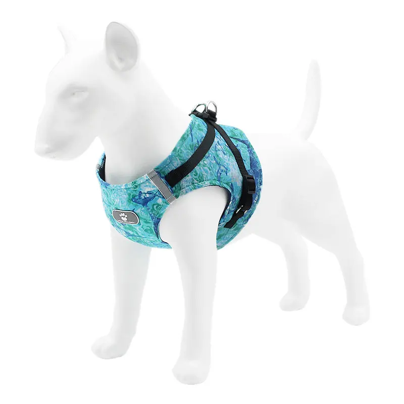 

Baitewei Small And Medium-sized Dog Harness Adjustable Reflective Vest Type Outdoor Dog Leash Breathable Collar Pet Supplies