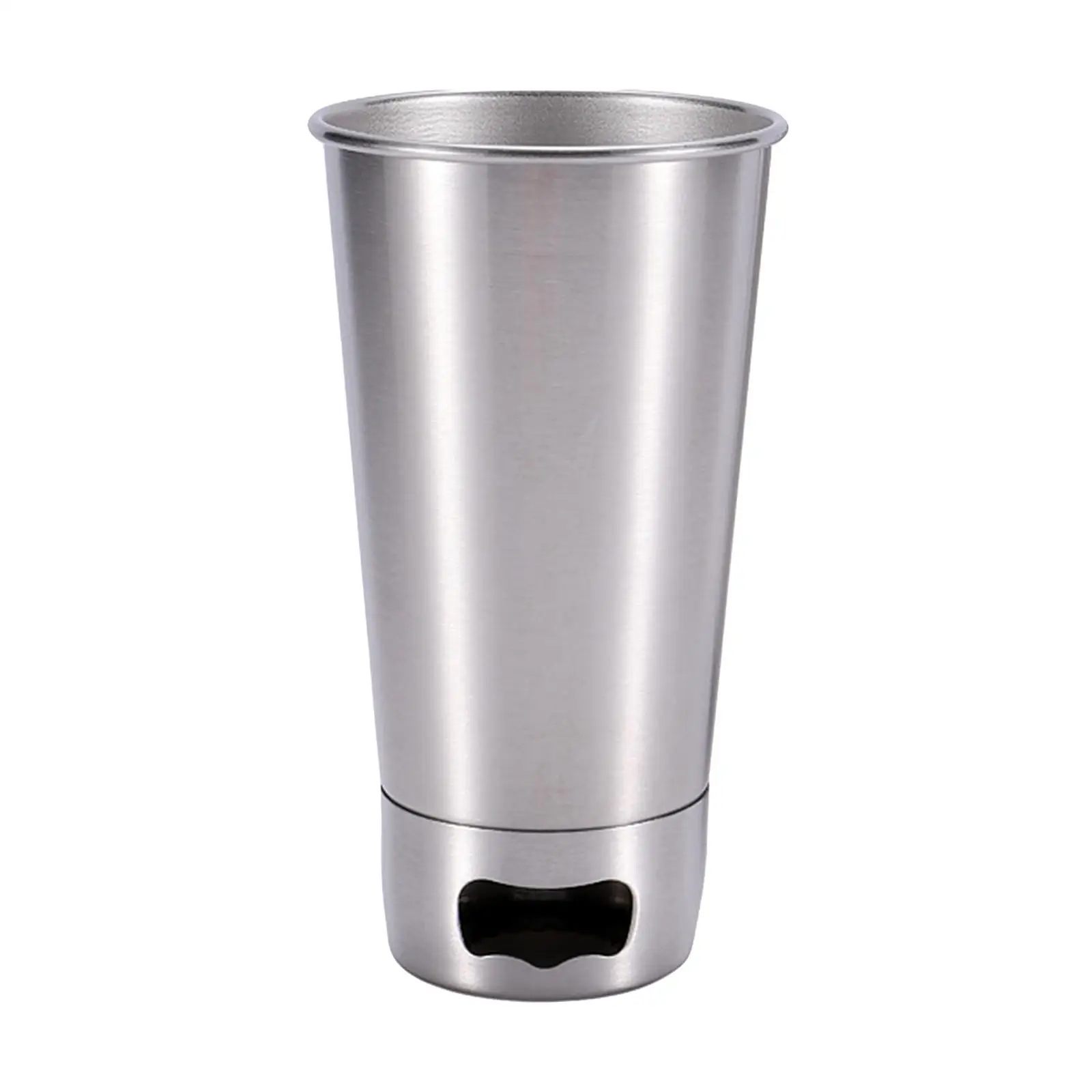 

Stainless Steel Cup with Bottle Opener 16 Ounces Premium Environmental Friendly Premium 304 500ml Unbreakable Cups Beers Mug