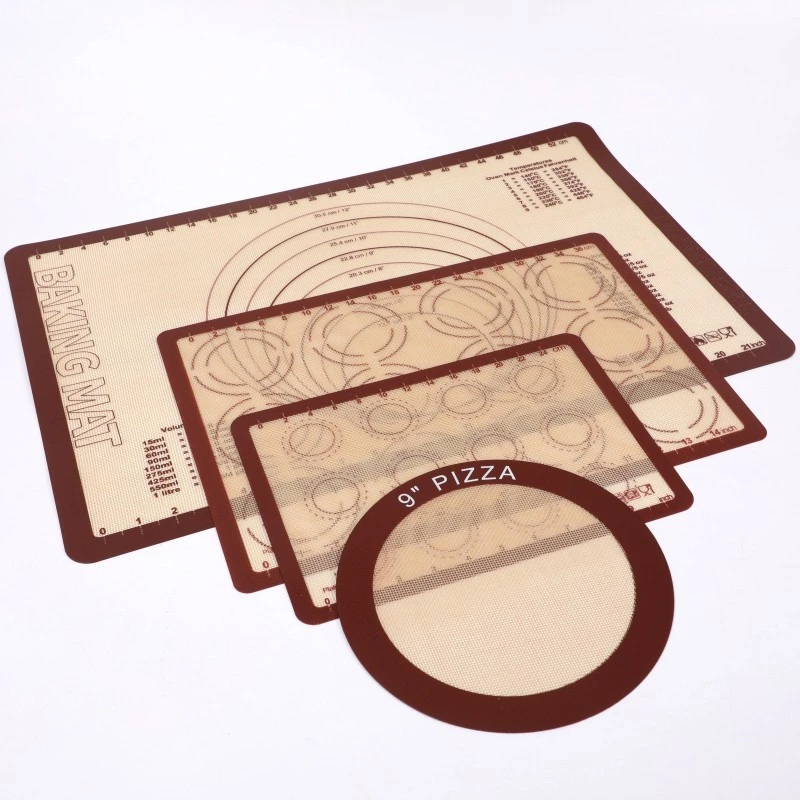 

Fiber-glass Silicone Oven Baking Mat Sheet Non-stick Heat Resistant Fondant Macaroon Pizza Cake Dough Rolling Kneading Mat Pad