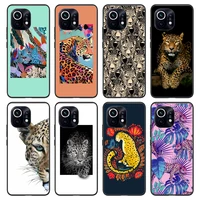 cartoon animal cool leopard phone case for xiaomi mi 11 11t 11i 11lite poco x3 f3 m3 redmi note 10 pro note10 5g k40
