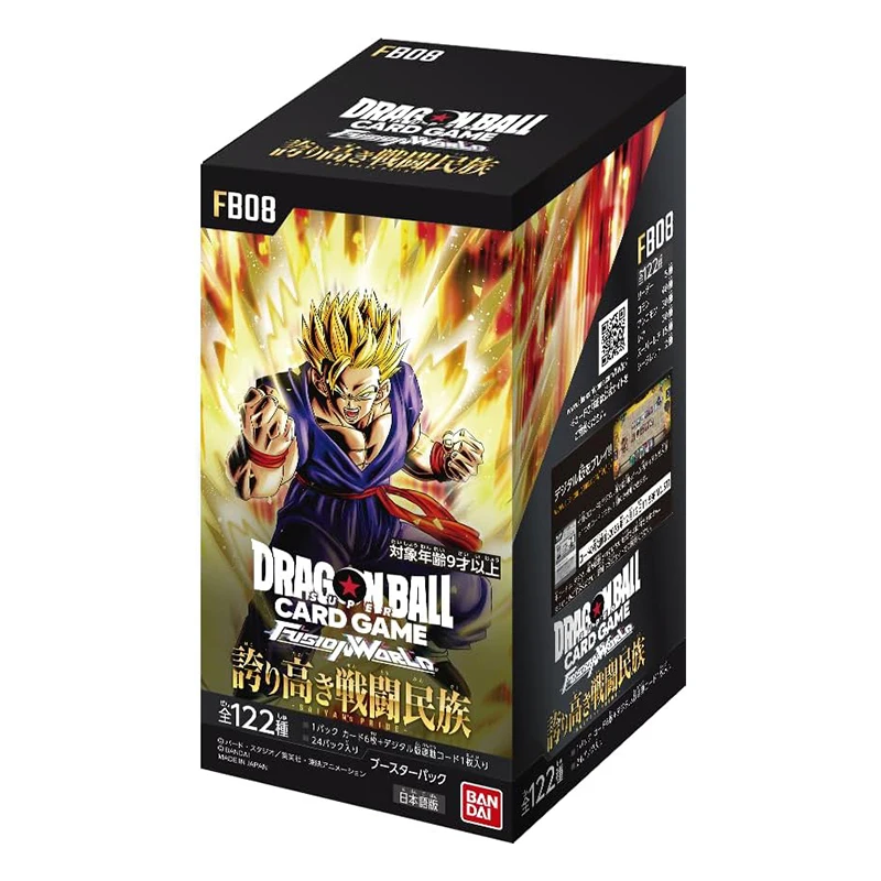 Фото Новая игра BANDAI DRAGON BALL SUPER CARD FUSION WORLD PROUD WARRIOR RACE FB08 Tcg Collection Card №2