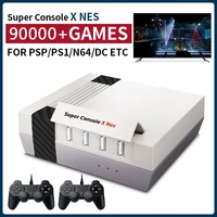 super console x nes retro game support multiple emulators such as pspps1n64dc with two wired controllers send 90000 games
