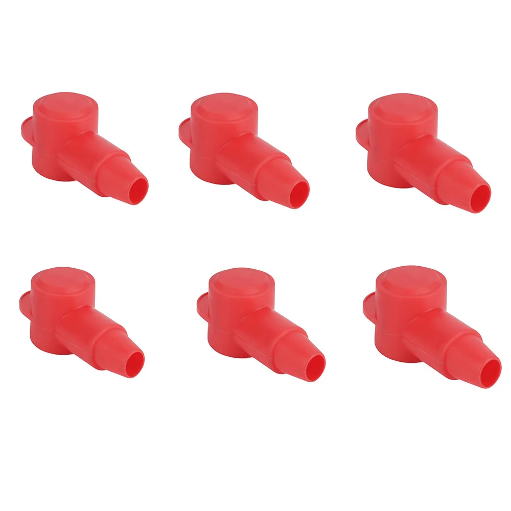 10/6 шт. положительные отрицательные крышки клемм аккумулятора, изоляция автомобильного аккумулятора, защитные колпачки для наконечников кабеля, силиконовая резина