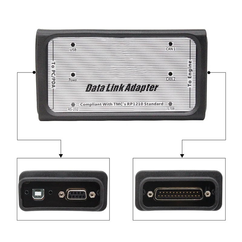 Адаптер для передачи данных Cummins INLINE 6 сверхмощный диагностический инструмент