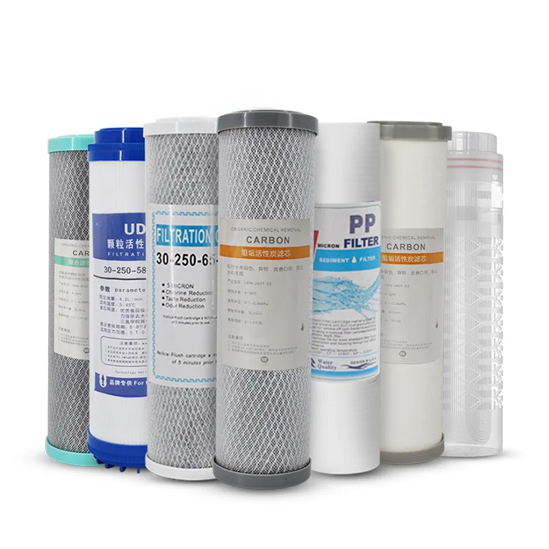 

Cartridge Water Purifier PP Cotton Filter Element Ro Ultrafiltration Membrane CTO Water Shell 10-inch Bottle Quick Connection