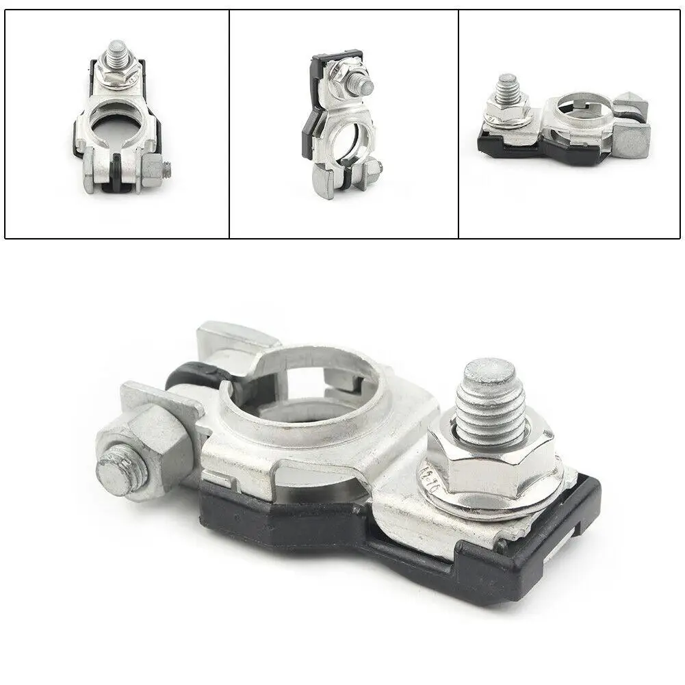 

Car Positive Battery Terminal With Nut Top Quick Post Terminal Positive & Negative Electric Connector Clamps Auto Accessorie