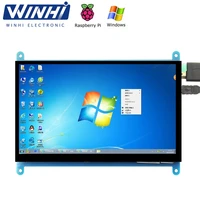 5 7 10 1inch ips screen aida64 lcd display mini pc capacitive touch hd module 1024 x 600 for raspberry pi 3 pi4 pc monitor cpu g