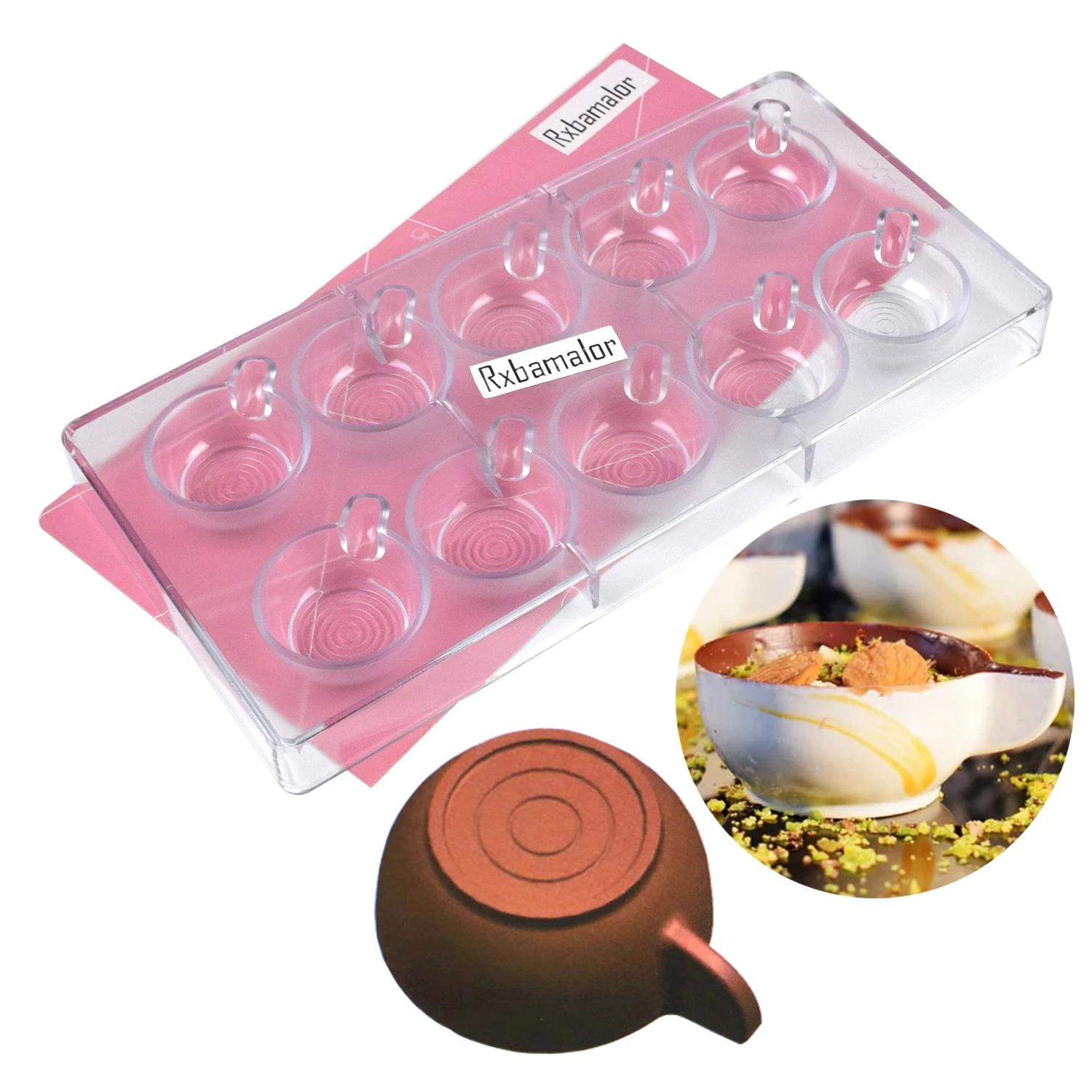 Экологичная пластиковая форма для шоколада выпечки кондитерских инструментов с
