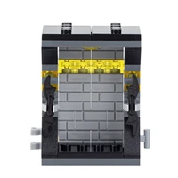 moc1031 batman armoury building blocks diy decoration bricks suitable for mini action toy figures moc model children gifts