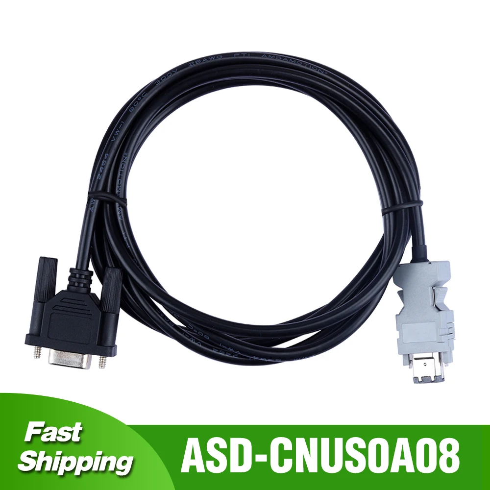 ASDA-B2 AB ASD-CNUS0A08 Для Delta Servo программируемый кабель B2/A2 конвертирует 232/485 USB-порт ASDA-B2 AB ASD-CNUS0A08 Для Delta Servo программируемый кабель B2/A2 конвертирует 232/485 USB-порт