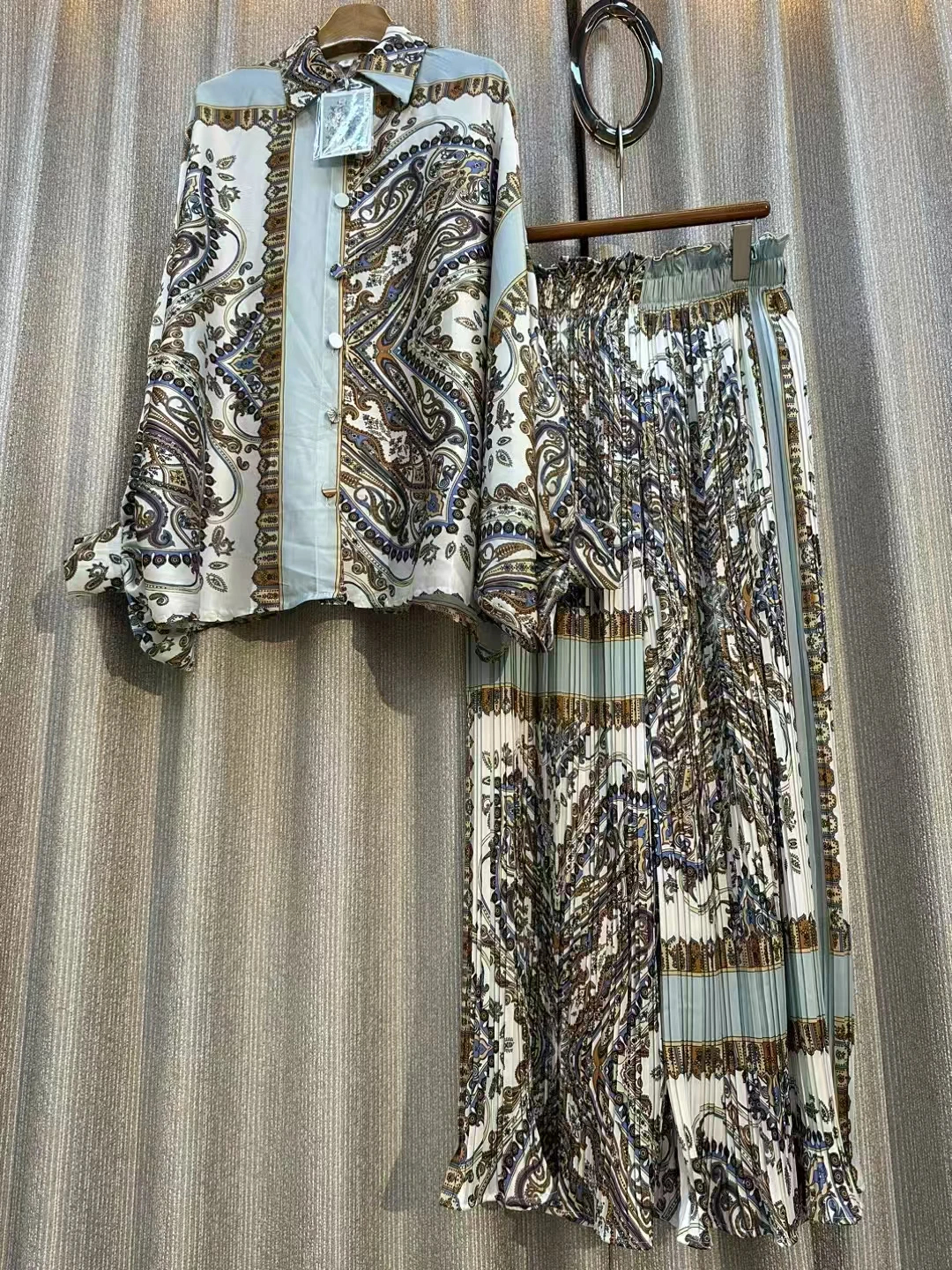 Новые модные пижамные комплекты с принтом для женщин комплект из двух предметов