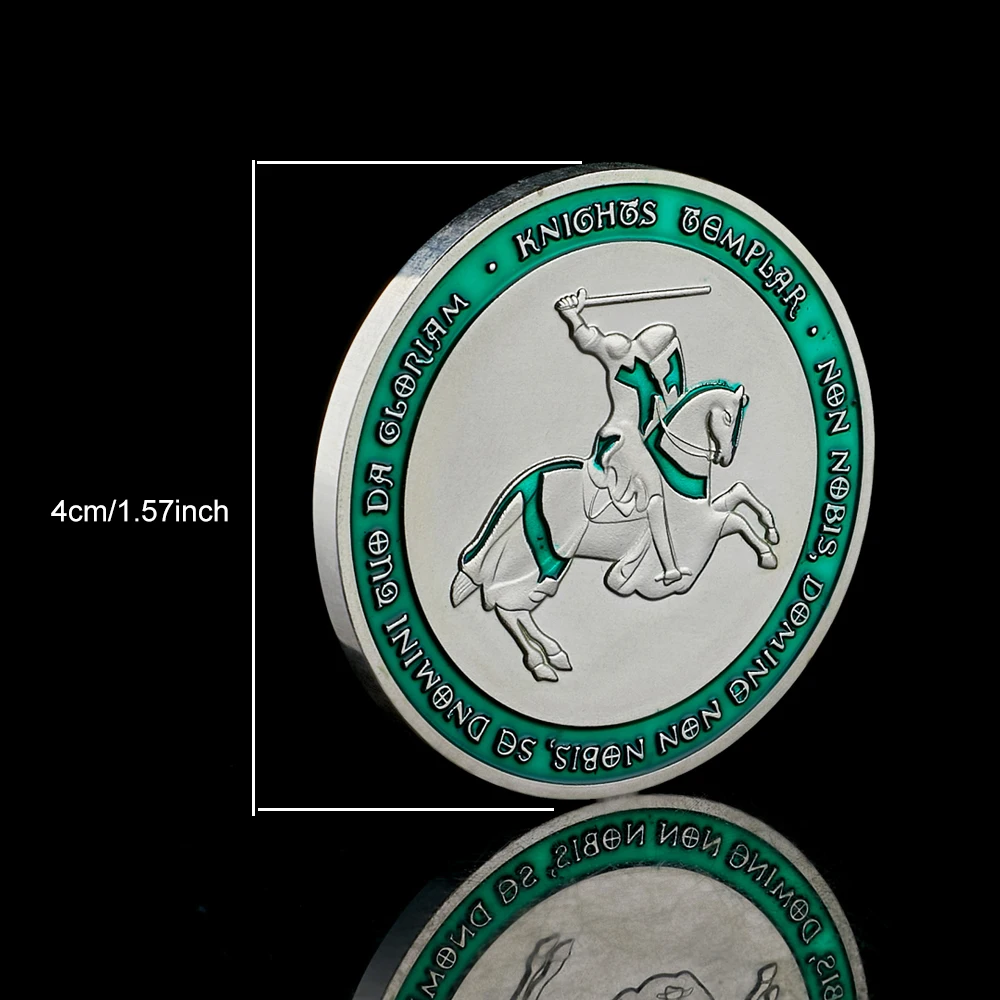 Памятная монета с крестом рыцарей темпларов крестов каменщиков священный меч