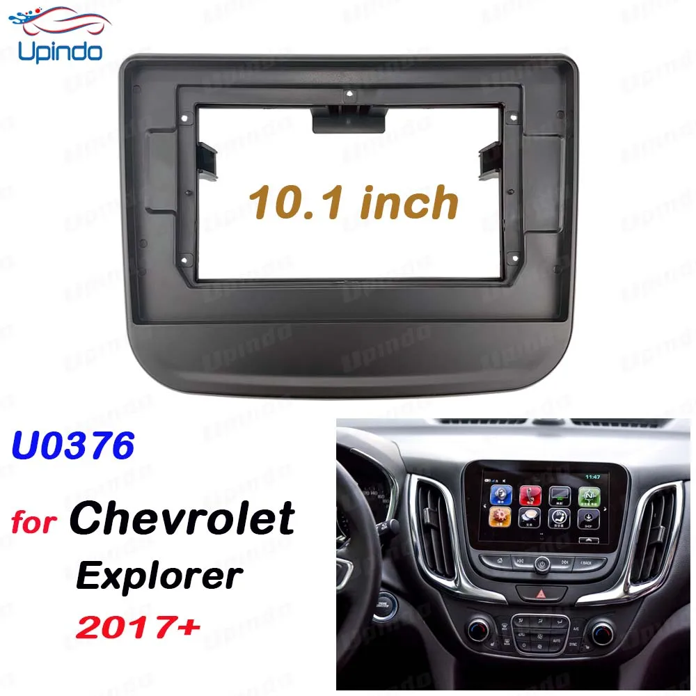 

Автомобильный радиоприемник 2 Din 10,1 дюйма, установка DVD GPS Mp5, пластиковая панель Fascia Для Chevy Chevrolet Explorer 2017 + комплект крепления для приборной па...