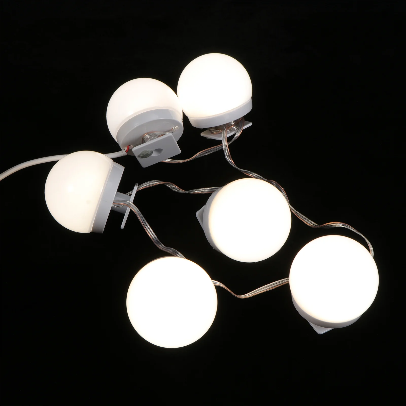 

Vanity Mirror Light Bulb Dressing Cabinet Wardrobe Adjustable USB Dresser Mirror Front