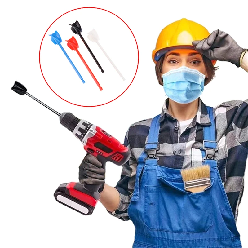 

Смеситель для краски, эпоксидной смолы, смеситель для грязи, инструмент для сверления, пластиковое весло 1,4 дюйма, сменный полимерный смесит...