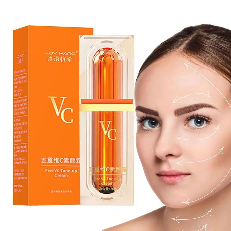 

Vitamin C For Skin Face Glow Boosting Moisturizer Essence Cream Brightening And Tightening Effect Five Vitamin C Ingredients