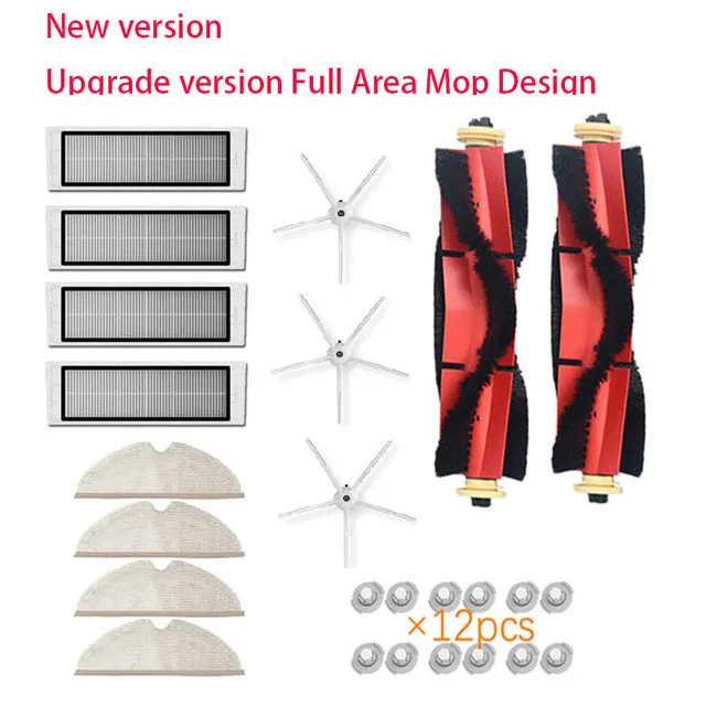 Щетка и фильтр для Xiaomi Roborock S6 MaxV S60 S65 S5 MAX S6 Pure T6 keaahsoeh