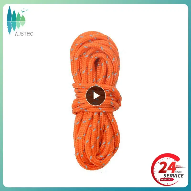 

Tent Rope High Elasticity Luminous Night Reflective Rope Set Polypropylene 4m Sky Curtain Ground Nail Fixed Pull Rope Rope