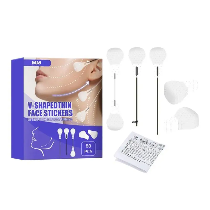 

Пластырь для подтяжки лица, невидимые V-образные наклейки для подтяжки лица, наклейки для подтяжки шеи и глаз, праздничные подарки для женщин и девочек