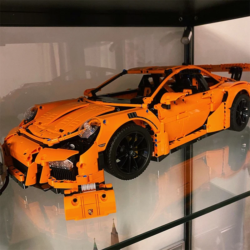 

MOC Bricks 911 GT3 RS Technical Car Compatible 42056 Toys for Boys Gifts Kids Constructor Model Building Kits for Adults