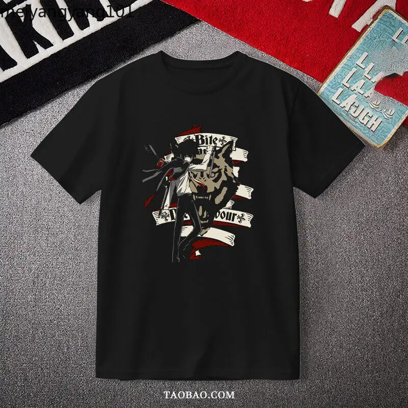 Футболка для косплея HITMAN REBORN Sawada Tsunayoshi Мужская футболка унисекс с коротким