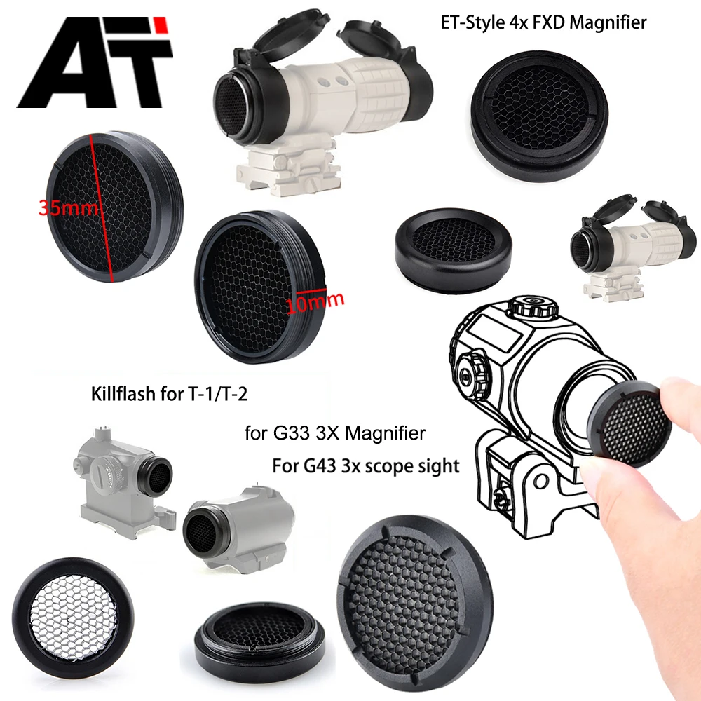 

Защитная крышка для прицела с сеткой для страйкбола, для Killflash G33 G43 FXD