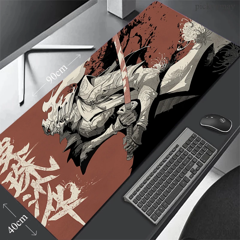 

Warrior Large Mouse Pad 100x50cm Big Computer Mousepads Gaming Mousepad Big Keyboard Mat Gamer Mouse Pads Desk Mats