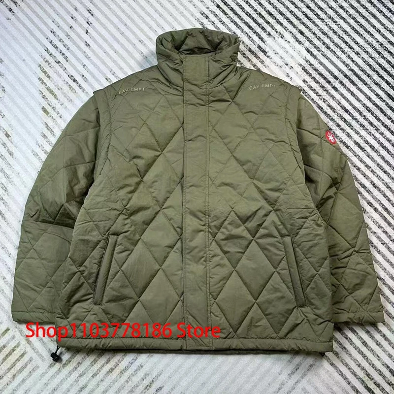 Куртка CAVEMPT с вышитыми надписями повседневный жилет в японском стиле хлопковая