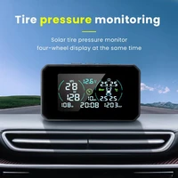 hud tmps with sensors high precision easy reading security alarm usb tire pressure monitor for suv