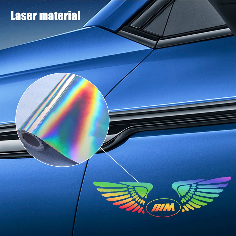 1/2 шт. лазерная наклейка на автомобильный значок светоотражающие декоративные