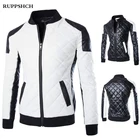 Новинка 2022, Мужская Уличная кожаная куртка, Мужская Повседневная мотоциклетная уличная Высококачественная кожаная куртка большого размера, мужские куртки