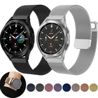 Ремешок для Samsung Galaxy wacth 4Classic3Active 246 мм42 мм, магнитный браслет для Gear S3 Frontier Huawei GT2Pro, 20 мм22 мм