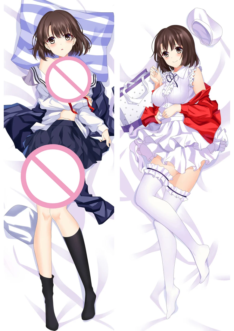 

Megumi Kato How To Raise Her Dull Cosplay Pillowcase Dakimakura Peachskin Hugging Body Pillow Case Cover Otaku Cushion Gift