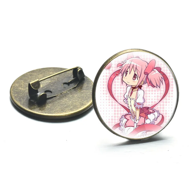 Puella Magi Madoka Magica Cosplay Badges Kaname Brooch Icon Akemi Homura Collection Breastpin Clothes Backpack Decoration |