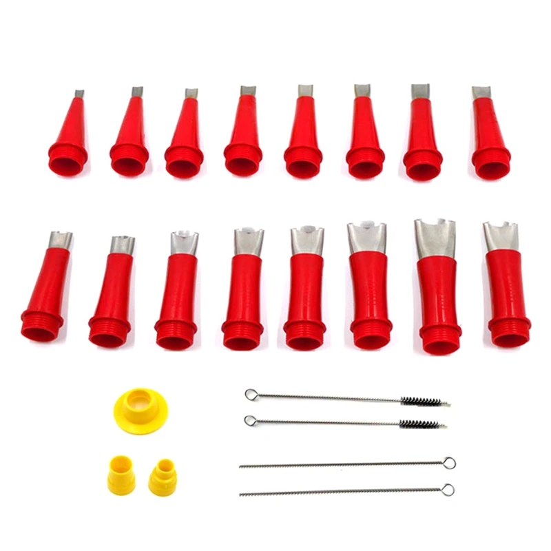 

23Pcs Caulk Nozzle Applicator Caulking Finisher Glue Silicone Sealant Finishing Tool Kitchen Bathroom Sink Joint