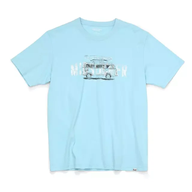 

NEW IN 2022 summer new t-shirt men fashion bus letter print tees 100% cotton breathable tops high quality tshirt SJ120540