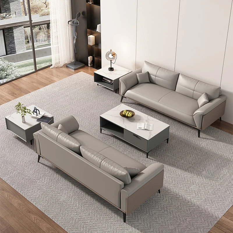 Модульный кожаный удлиненный портативный диван с нулевой гравитацией офисный