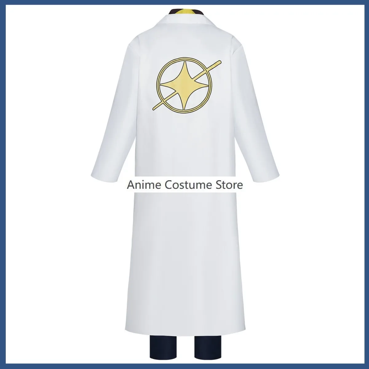 Костюм для косплея Лео гранз из аниме Магия и мышцы длинная белая куртка с