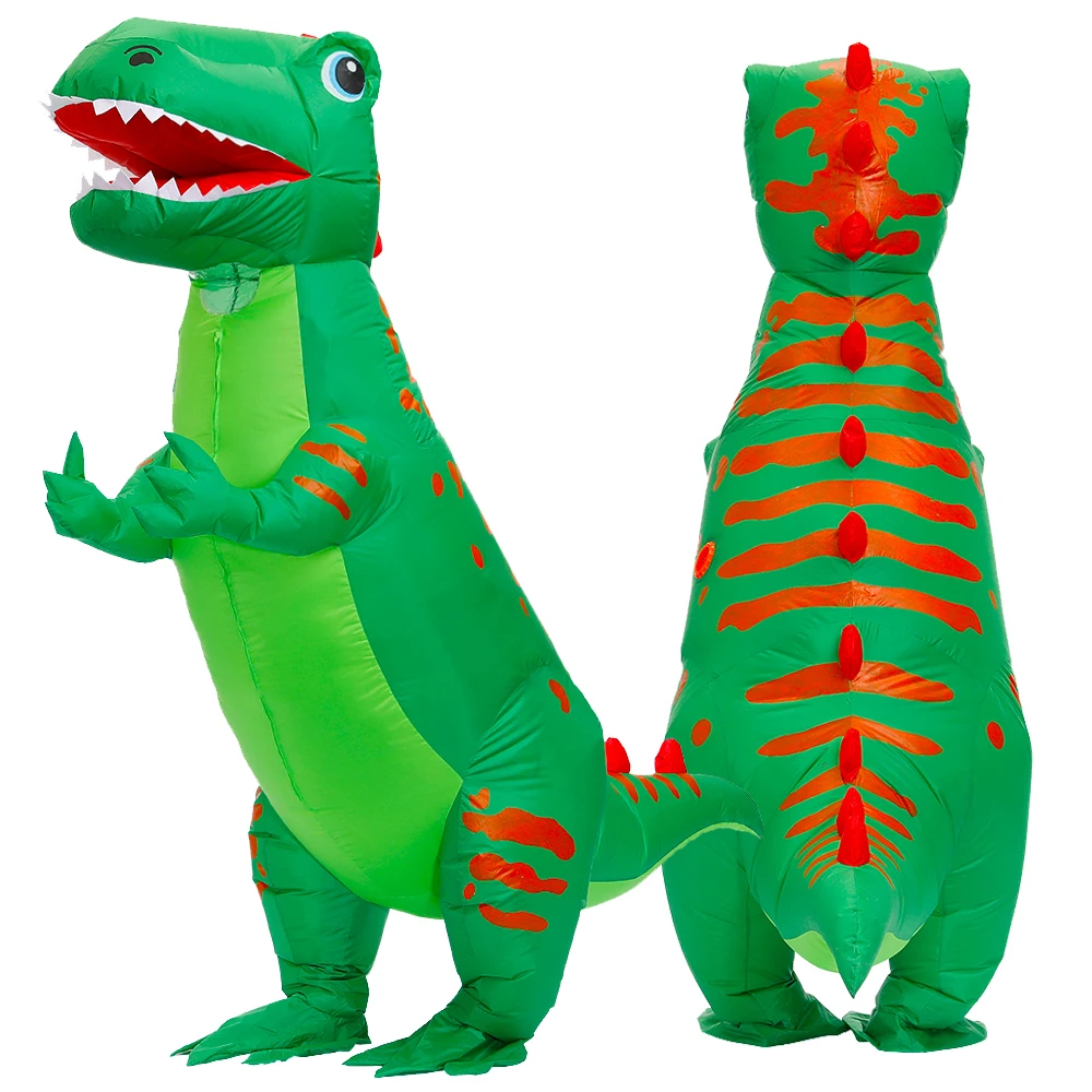 

Adult Mascot Dinosaur Inflatable Costume Funny Carnival Halloween Party Cosplay Costumes Suit T-Rex Role Play Disfraces