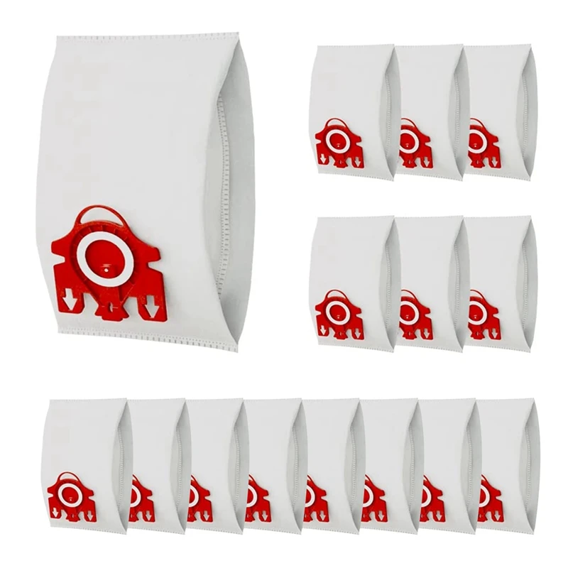 

15Pcs Dust Bag Vacuum Cleaner Filter Bag For Miele FJM Air Clean Vacuum Cleaner 3D Efficiency Replacement Filter Bag