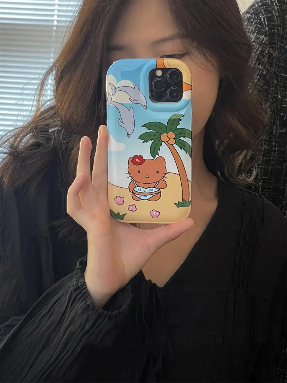 

Чехол для телефона Sanrio Hello Kitty милый мультяшный Аниме фигурки все включено Ударопрочный силиконовый мягкий чехол для Iphone 14 13 12 Pro Max