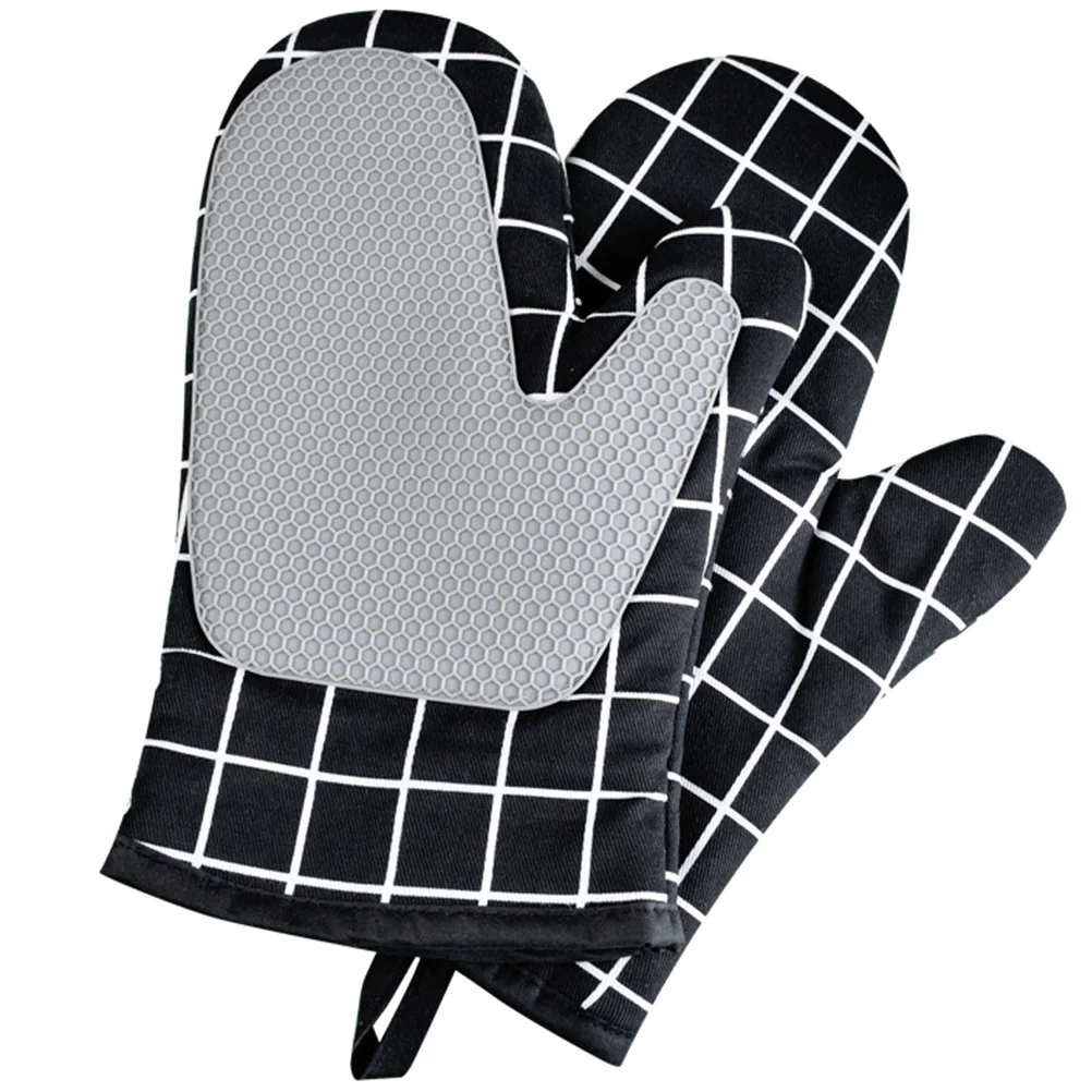 

1 Pair Safe Kitchen Oven Mitts Mitten Mittens for Friends Kitchen Protection
